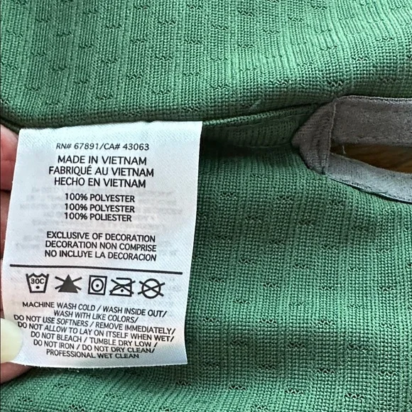 Youth size Small (8) Green and Gold Jersey with Number 12 New with tags - Picture 16 of 16